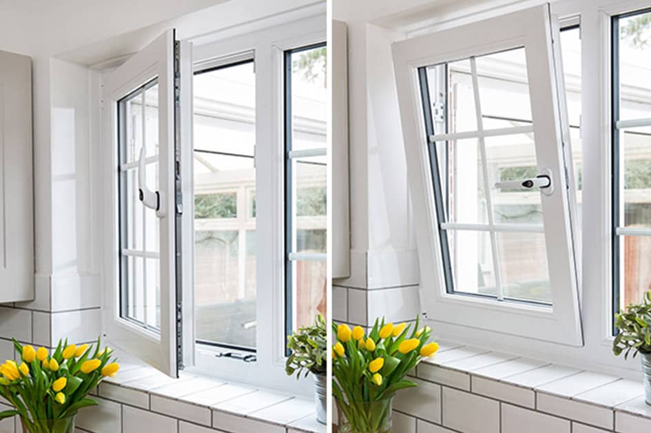 پنجره دو طرف بازشو (Tilt and Turn windows) پنجره دو طرف بازشو (Tilt and Turn windows)